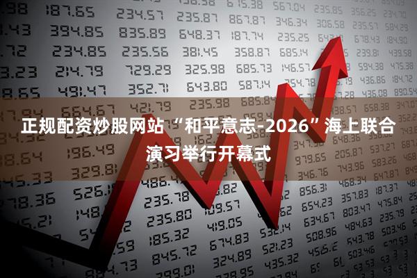 正规配资炒股网站 “和平意志-2026”海上联合演习举行开幕式